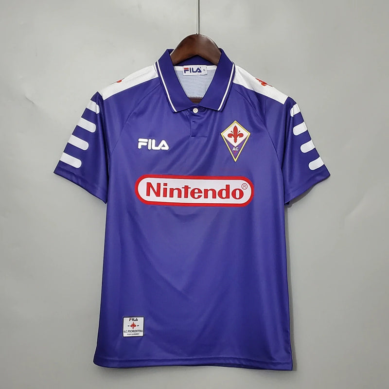 Camisa Fiorentina 1998 Nintendo® (MODELO DE COLECIONADOR)