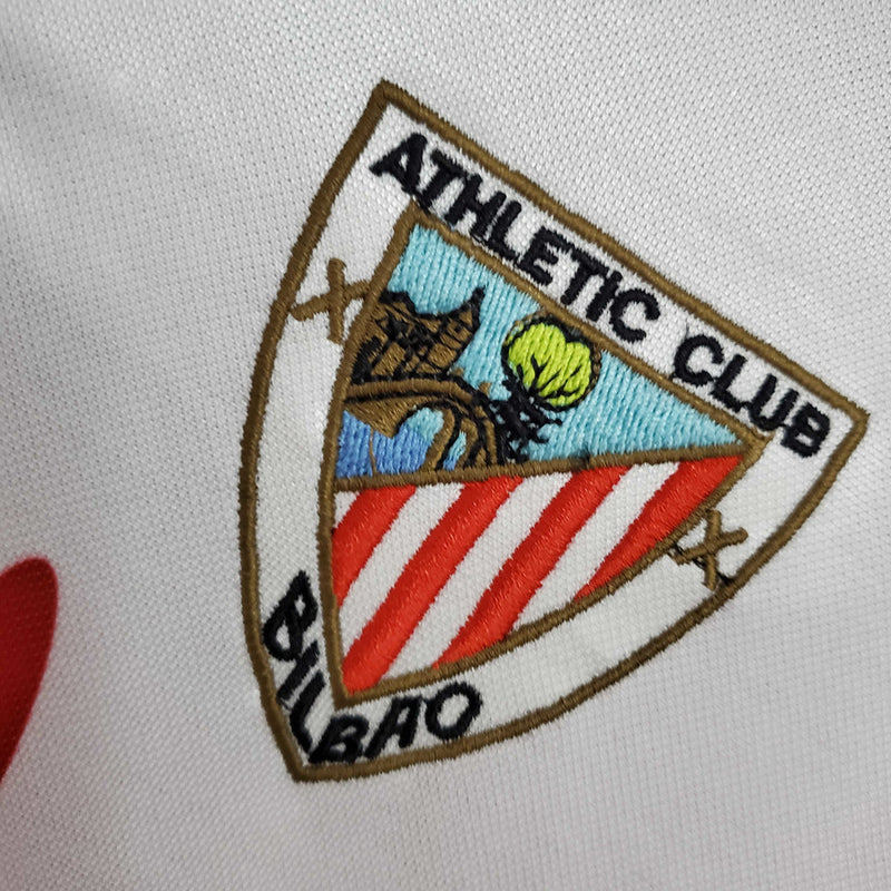 Camisa Athletic Bilbão Retrô 1997/1998 Vermelha e Branca - Kappa