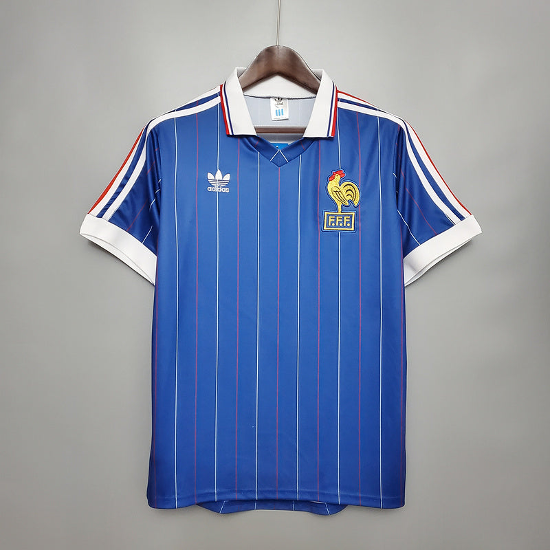 Camisa França Retrô 1982 Azul - Adidas