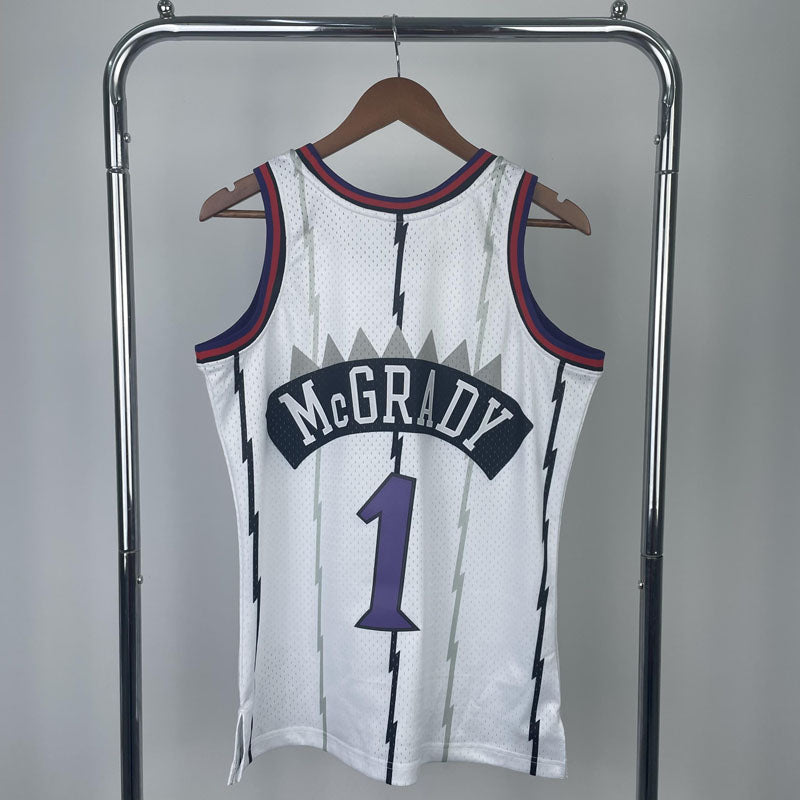 Regata Toronto Raptors Retrô Mitchell & Ness 1998/1999 Tracy McGrady Branca