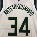 Regata NBA Milwaukee Bucks City Edition 18/19 Giannis Antetokounmpo Creme