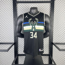 Regata NBA Milwaukee Bucks Statement Edition 20/21 Giannis Antetokounmpo Preta