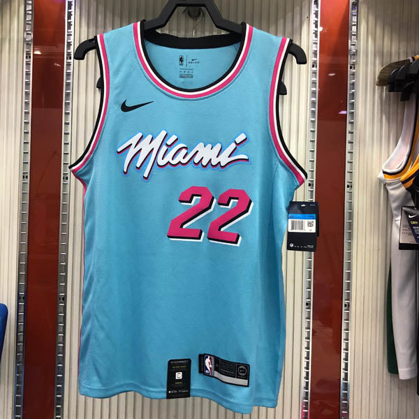 Regata NBA Miami Heat Vice Edition Jimmy Butler Azul