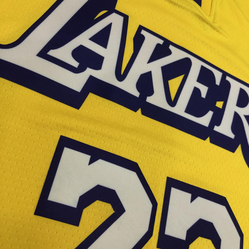 Regata NBA Los Angeles Lakers City Edition 19/20 LeBron James 23 Amarela