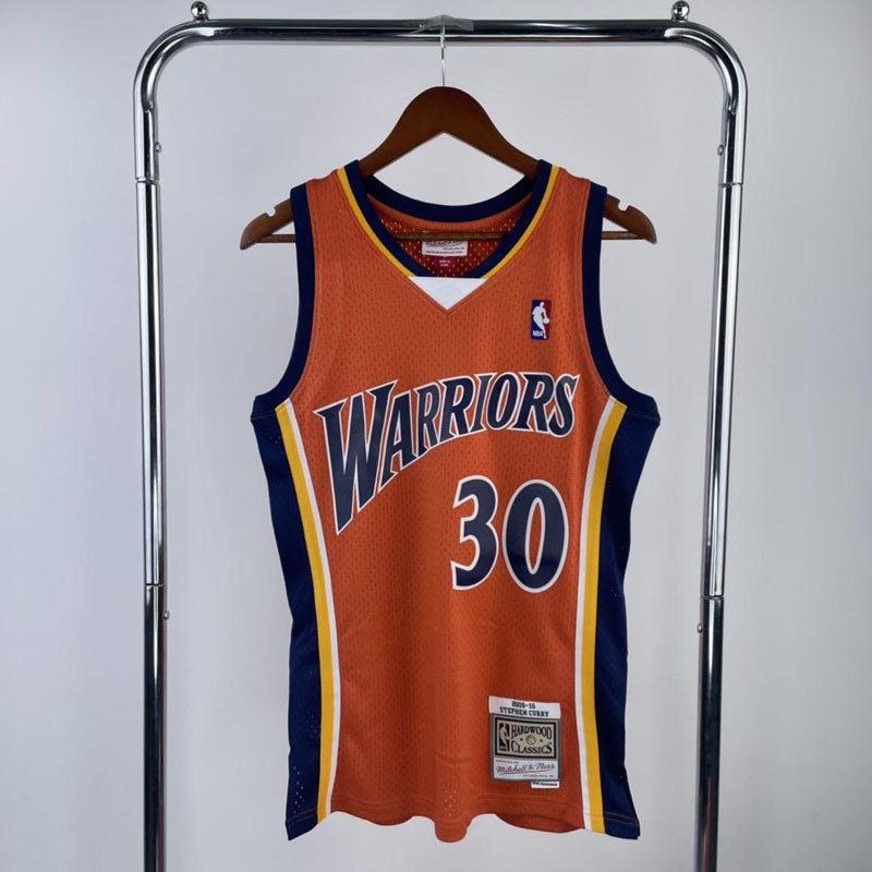 Regata Warriors Retrô Mitchell & Ness 2009/2010 Stephen Curry Vermelha