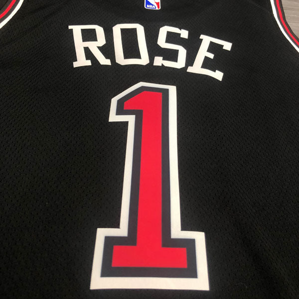 Regata NBA Chicago Bulls Statement Edition Derrick Rose Preta