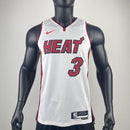 Regata NBA Miami Heat Association Edition Dwayne Wade Branca