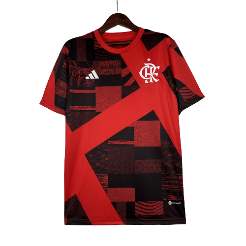 Camisa Flamengo 23/24 - Pré Partida - Vermelho